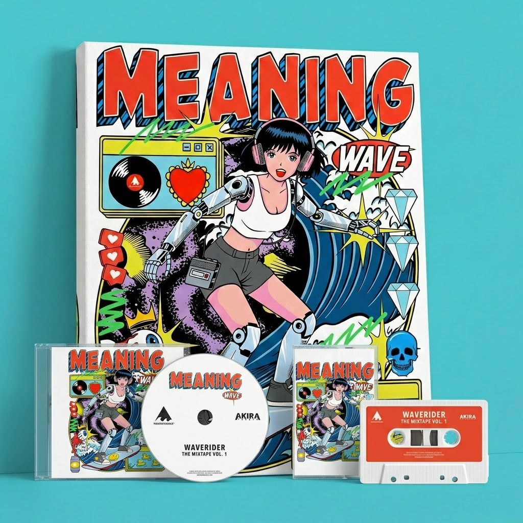 WAVERIDER | Signed Canvas, CD & Cassette Bundle – Meaningwave