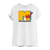 MEANINGWAVE TV WHITE Women's Cotton T-Shirt