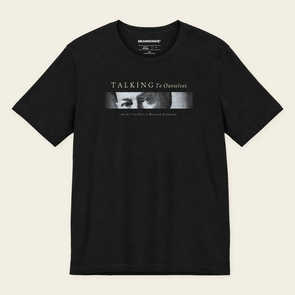 THE EYES with Neville Goddard T-Shirt in Black, front