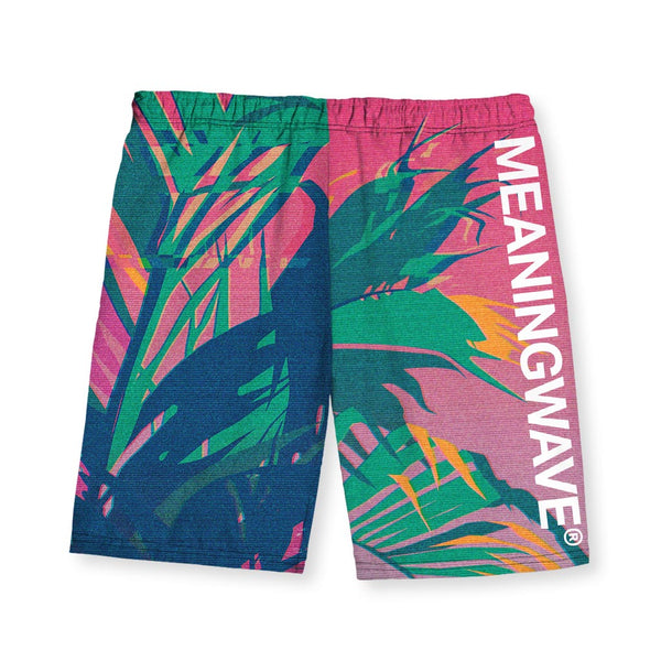 VHS Palm Men's Swim Trunks Meaningwave