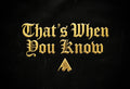 THAT'S WHEN YOU KNOW with David Goggins | LYRICS