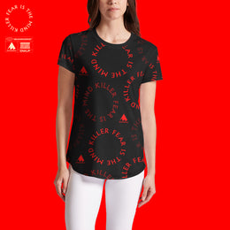 DUNEWAVE Fear Tee 2 Womens Crew Tee