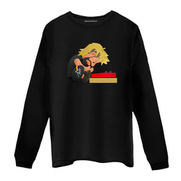 AKIRA PEANUTS BLACK Long Sleeve Tee