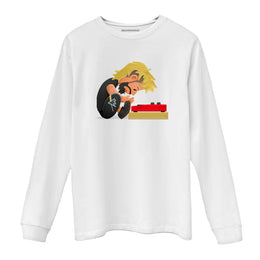 AKIRA PEANUTS WHITE Long Sleeve Tee