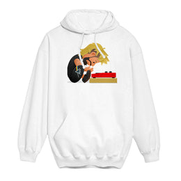 AKIRA PEANUTS WHITE Cotton Hoodie
