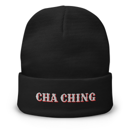 CHA CHING with Scott Adams | Knit Beanie - Black