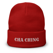 CHA CHING with Scott Adams | Knit Beanie - Red