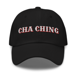 CHA CHING with Scott Adams | Dad Cap - Black