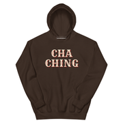 CHA CHING with Scott Adams | Hoodie - Dark Chocolate - front