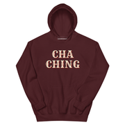 CHA CHING with Scott Adams | Hoodie - Maroon - front