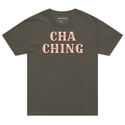 CHA CHING with Scott Adams | Oversized T-Shirt - Washed Charcoal - front