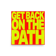 GET BACK ON THE PATH ft. Jocko Willink | Poster