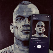 GET SOME digital album: cover art with a phone playing it on meaningwave.com
