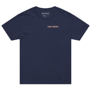 I LITERALLY GOT RICH with Scott Adams | Oversized T-Shirt - Navy - front