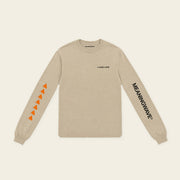 THE GREATEST GIG IN THE WORLD with Norm Macdonald | Long Sleeve Shirt - Sand - front