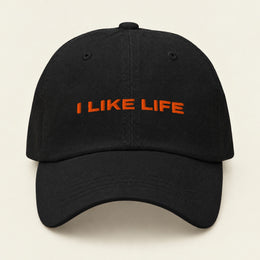 I LIKE LIFE with Norm Macdonald | Dad Cap - Black - front