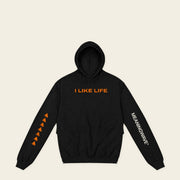 I LIKE LIFE with Norm Macdonald | Hoodie - Black - front