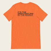 I LIKE LIFE with Norm Macdonald | T-Shirt - Orange - back