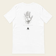 FEELING IS THE SECRET with Neville Goddard T-Shirt in White, back