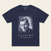 TALKING TO OURSELVES with Neville Goddard Oversized T-Shirt in Navy, front