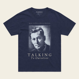 TALKING TO OURSELVES with Neville Goddard Oversized T-Shirt in Navy, front