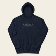 ALL THAT WE MEET with Neville Goddard Hoodie in Navy, front