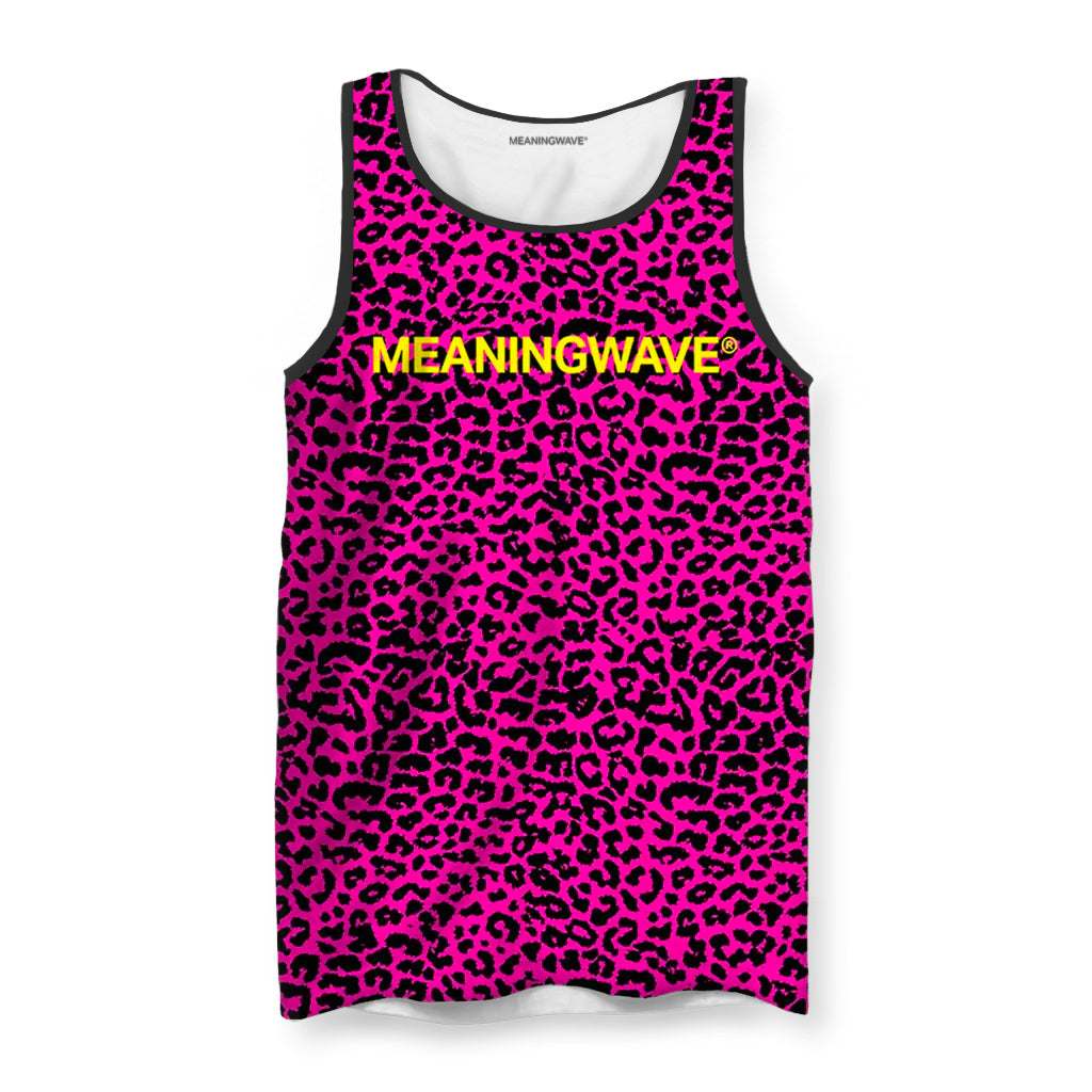 Meaningwave Neon Leopard Men's Tank
