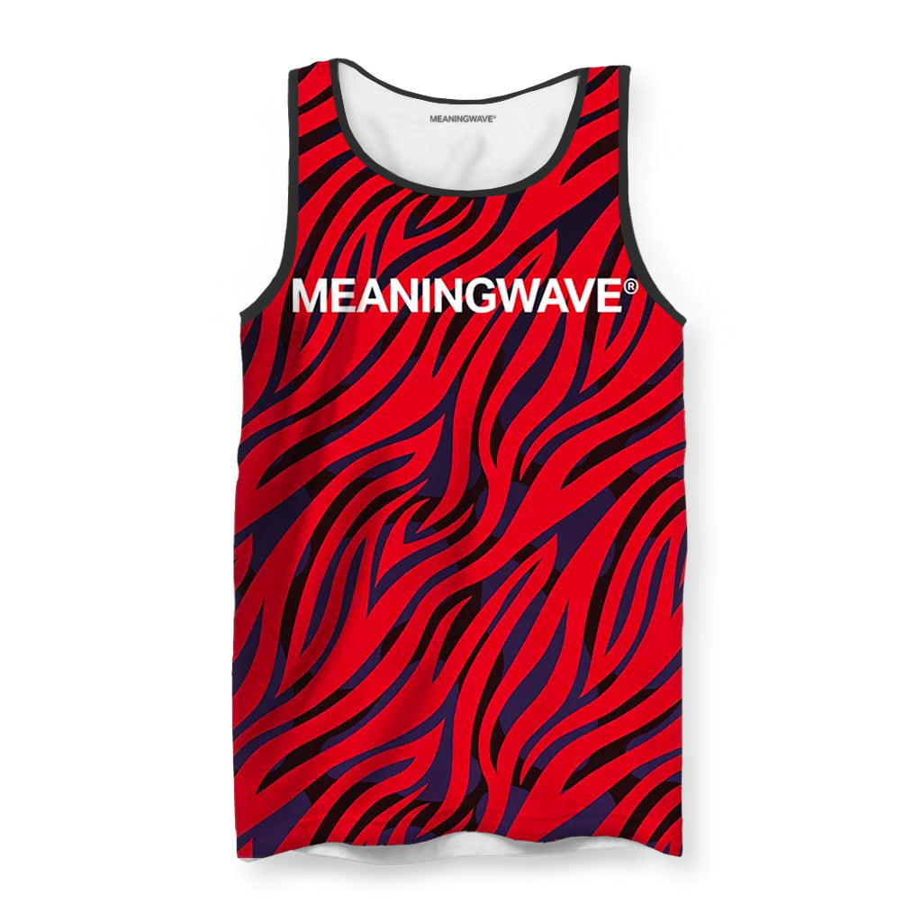 Meaningwave Rick James Neon Zebra Men's Tank
