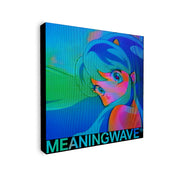 MEANINGWAVE Lum Aquamarine Dream Canvas Print