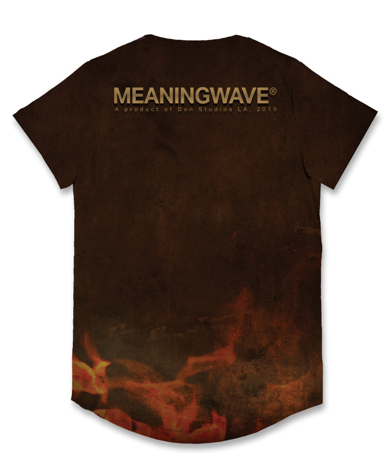 Meaningwave - Confront The Dragon Men's Scoop T-Shirt