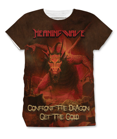 Meaningwave - Confront The Dragon Men's T-Shirt
