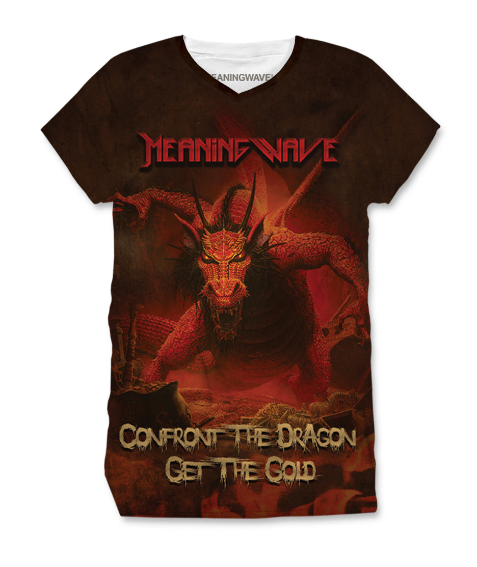 Meaningwave - Confront The Dragon Women's T-Shirt