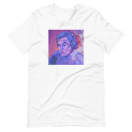 Elon Musk ELON: A SPACE ODYSSEY Cotton Crew Tee | In black & white