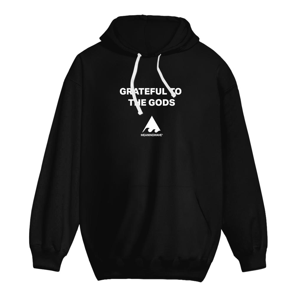 GRATEFUL TO THE GODS Cotton Hoodie