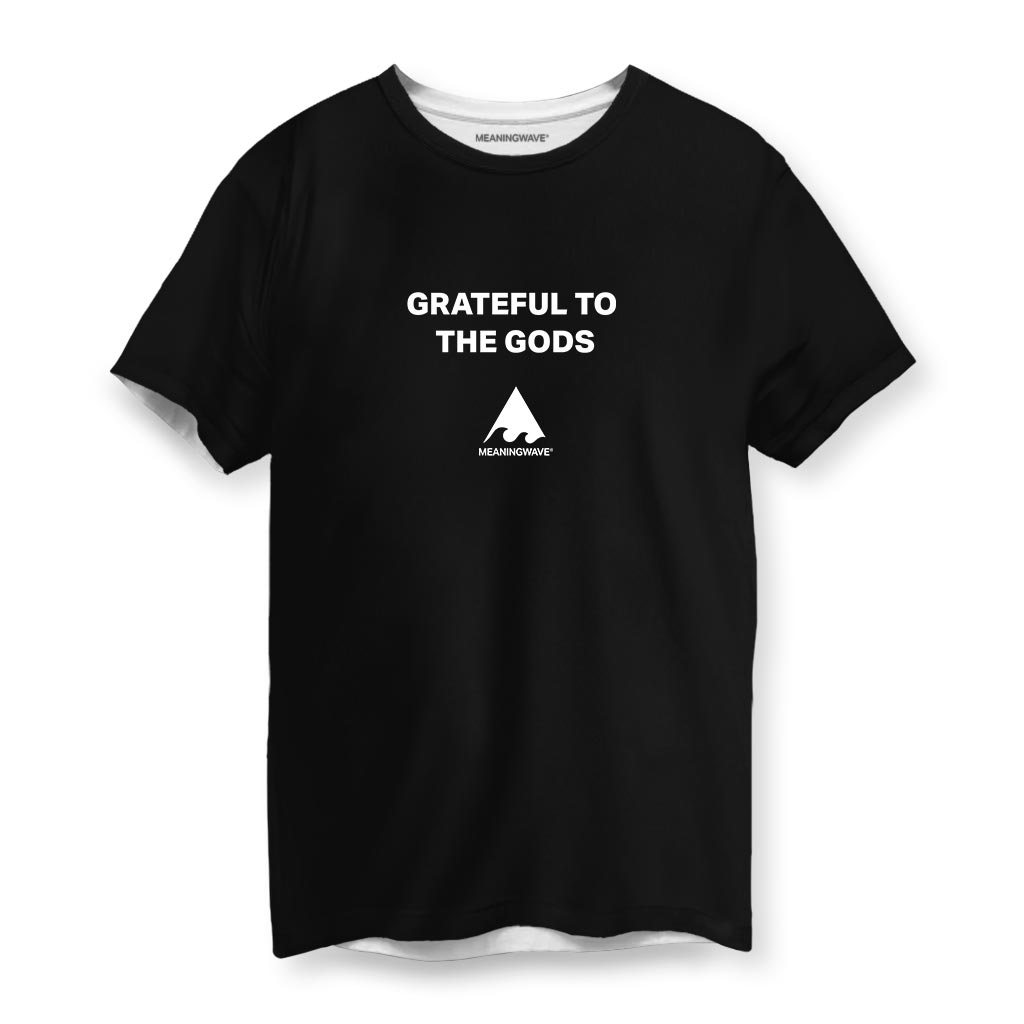 GRATEFUL TO THE GODS Men's Cotton T-Shirt