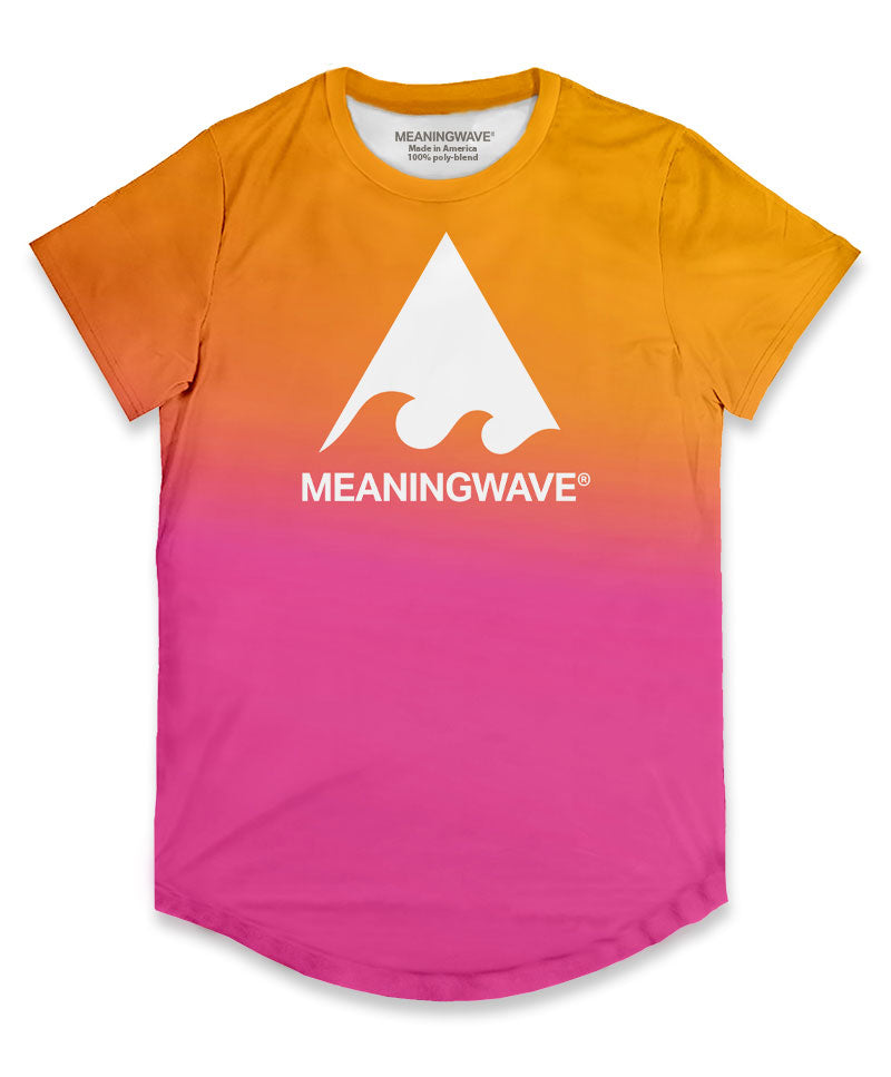 Meaningwave Sunset Men's Scoop T-Shirt | Classics