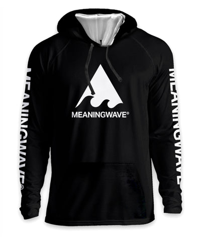 Meaningwave - WHITE Logo Classic Hoodie