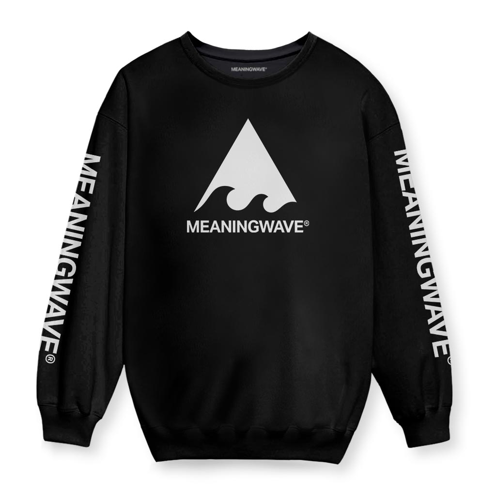 Meaningwave Classics BLACK Sweatshirt