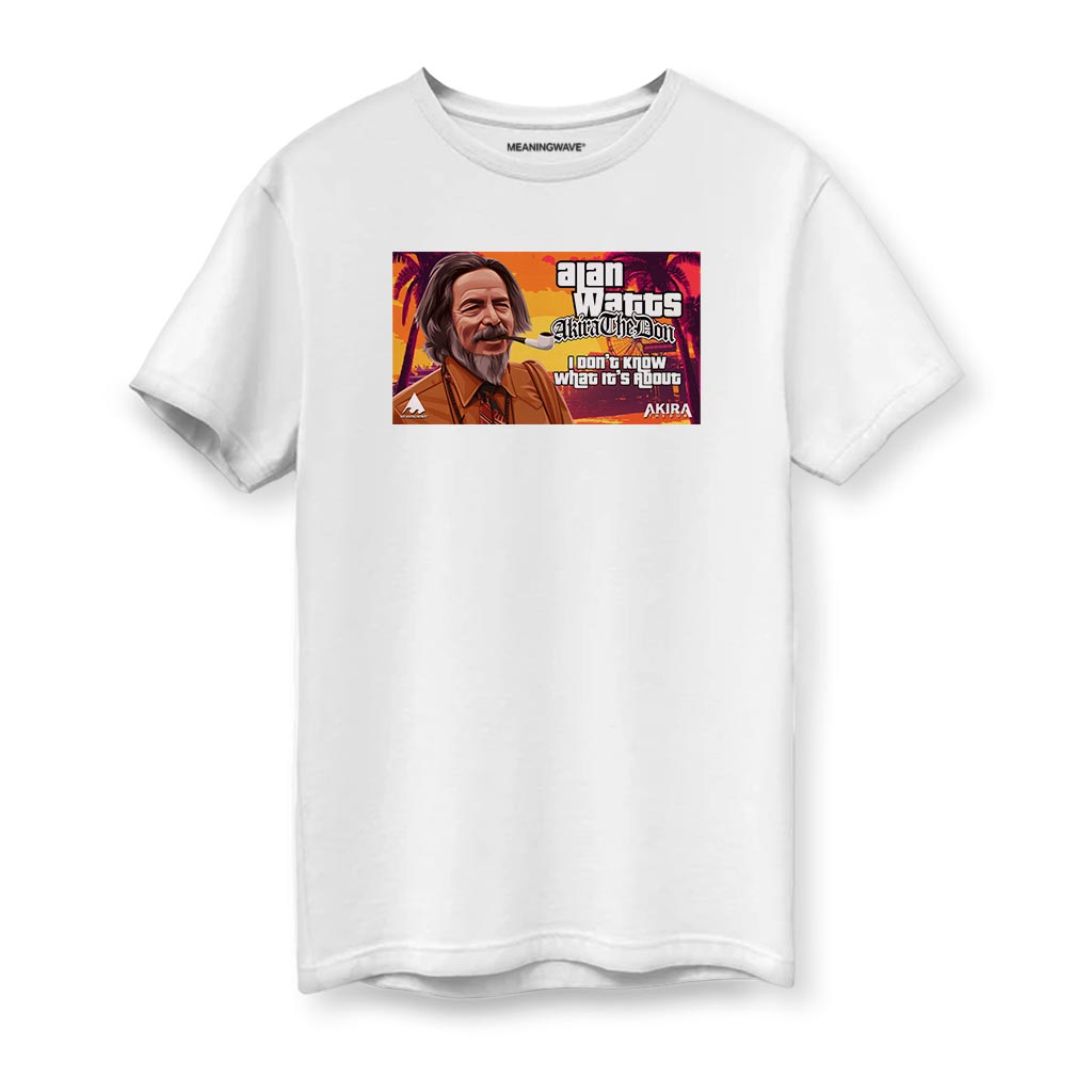 Alan Watts - I Don't Know What It's About | Men's Cotton T-Shirt