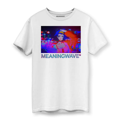 MEANINGWAVE Faye Valentine Men's Cotton T-Shirt