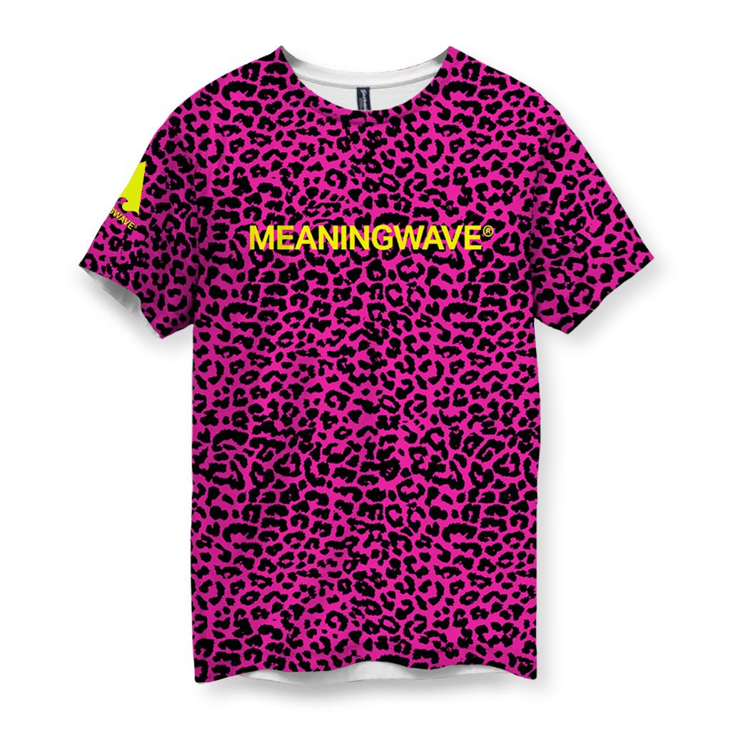 Meaningwave Neon Leopard Men's T-Shirt