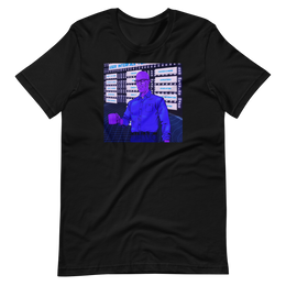 Scott Adams IT FEELS LIKE IT WORKS Cotton Crew Tee | In black & white