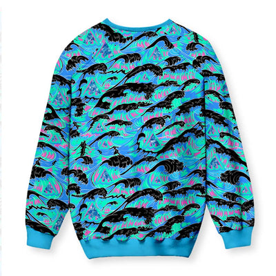 THE GREAT WAVE OF MEANING Sweatshirt