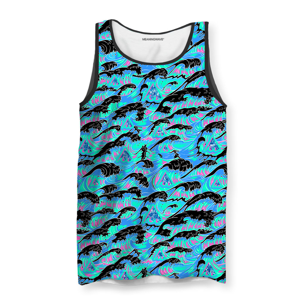 THE GREAT WAVE OF MEANING Men's Tank