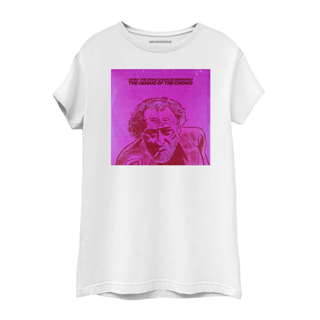 THE GENIUS OF THE CROWD ft. Charles Bukowski Women's Cotton T-Shirt