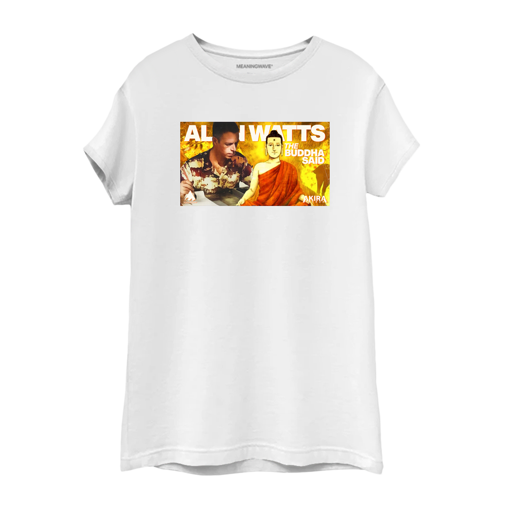 The Buddha Said ft. Alan Watts Women's Cotton T-Shirt