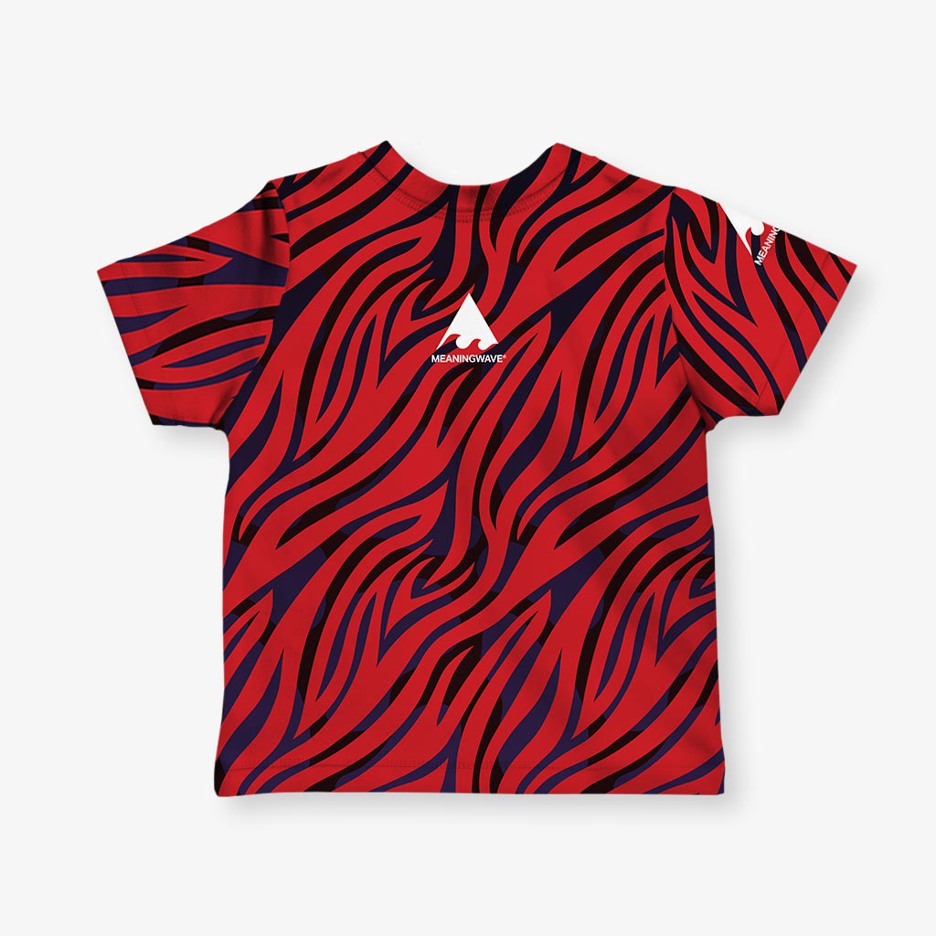 Meaningwave Rick James Neon Zebra Kid's T-Shirt
