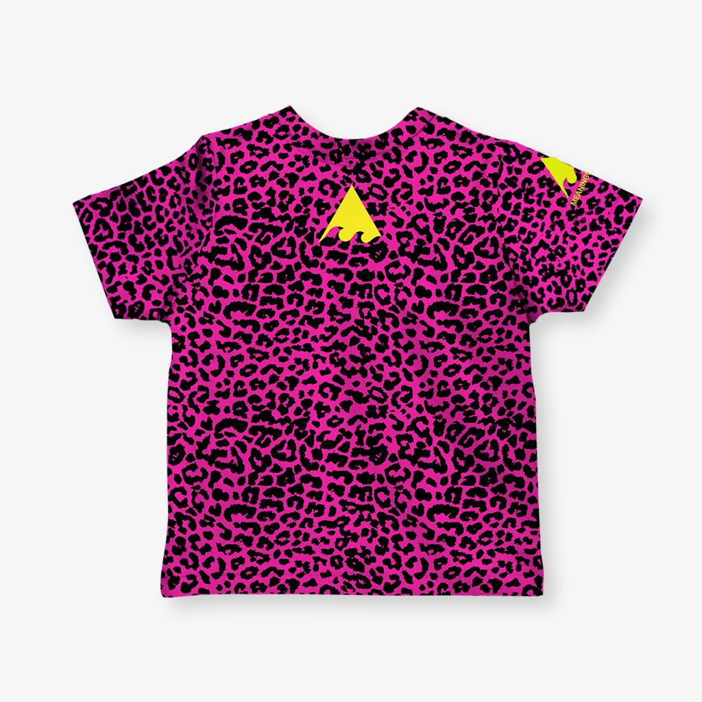 Meaningwave Neon Leopard Kid's T-Shirt