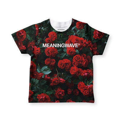 MEANINGWAVE ROSES Kid's T-Shirt