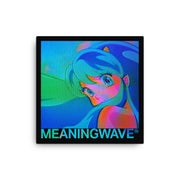 MEANINGWAVE Lum Aquamarine Dream Canvas Print